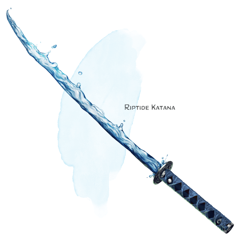 Illustration of Riptide Katana